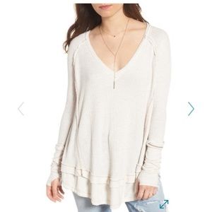 Free People V Neck Thermal